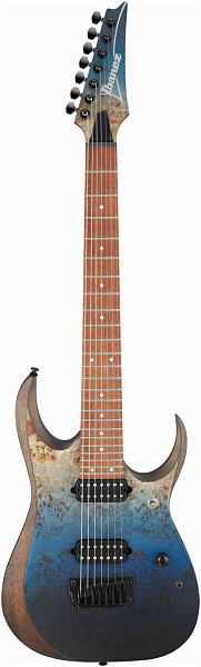 IBANEZ RGD7521PB-DSF электрогитара, 7 струн, цвет - океанический синий