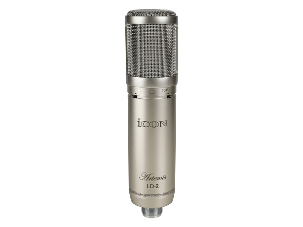 Микрофон конденсаторный Icon [Artemis LD-2] 20Hz-20KHz, -37dBV/Pa, 144dB, 48V
