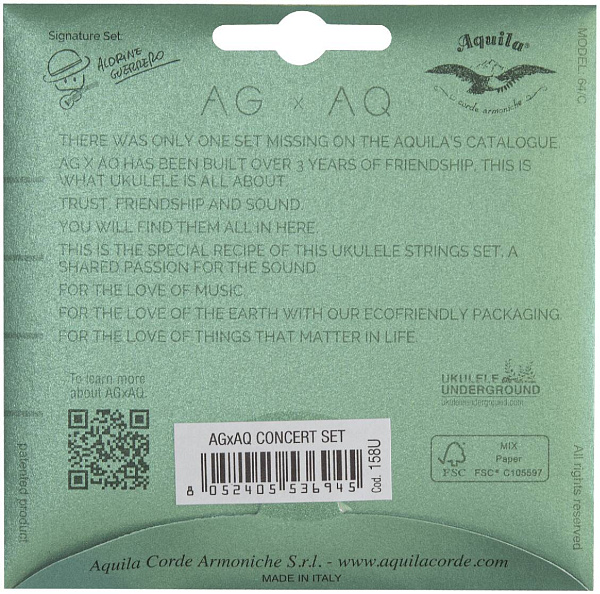 AQUILA 158U - Струны для укулеле концерт
