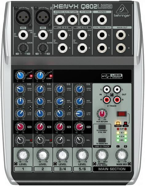 BEHRINGER XENYX Q802USB - Микшерный пульт