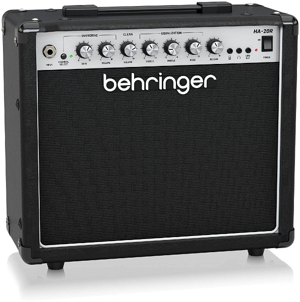 BEHRINGER HA-20R 2-х канальный гитарный комбо 8' 20Вт, пружинным ревербератором...