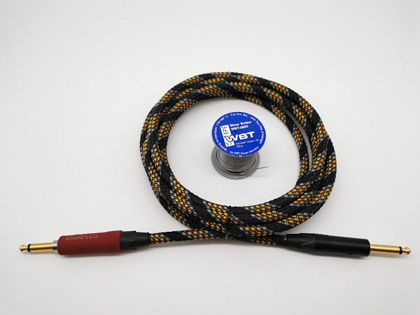 G28-JS-J-0300-0 Кабель инструментальный Silent, в оплетке, 3м, ZZcable