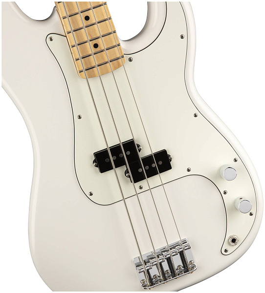 FENDER PLAYER P BASS MN PWT Бас-гитара, цвет белый