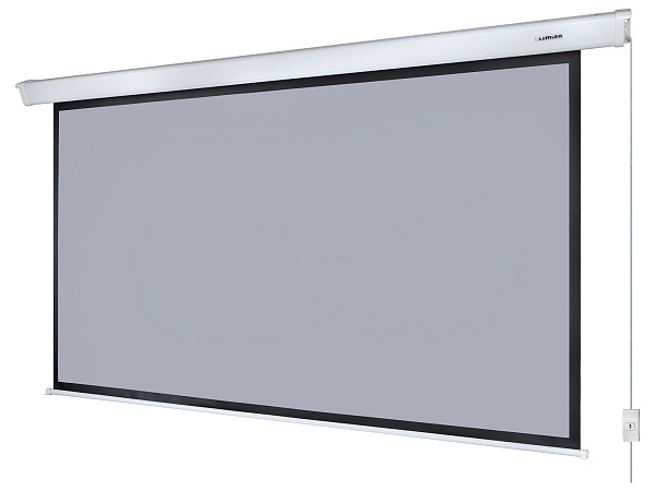 [LMC-100216] Экран с электроприводом Lumien [Master Control] 208х300 см (раб.область 164х292см) (132") High Contrast черн. кайма сверху 40 см 16:9