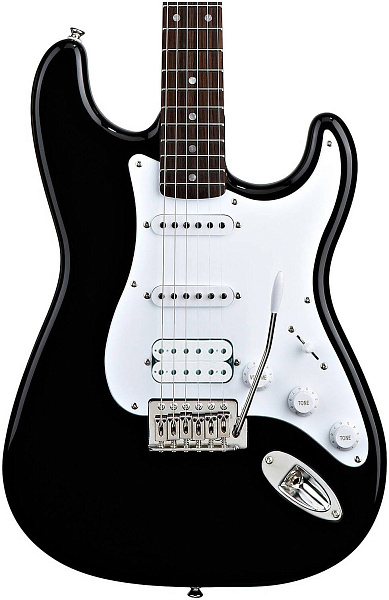 FENDER SQUIER BULLET TREM HSS BLK - Электрогитара шестиструнная