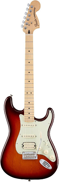 FENDER FENDER DELUXE STRAT HSS MN Tobacco Burst - Электрогитара