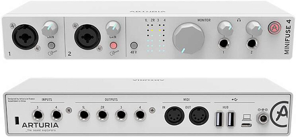 ARTURIA MiniFuse 4 White - Звуковая карта