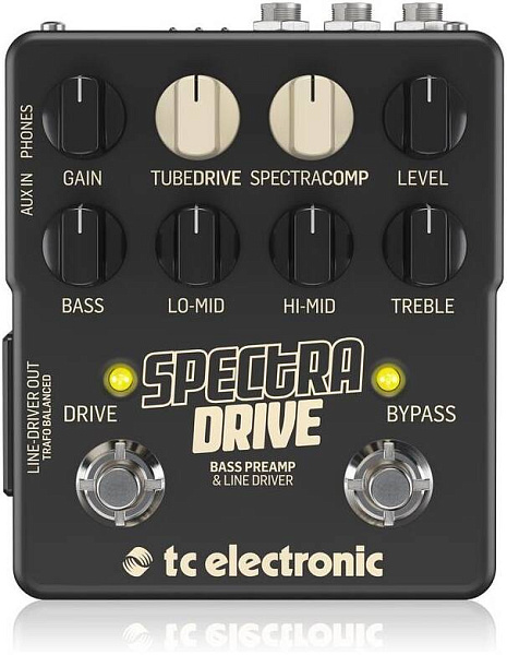 TC ELECTRONIC SPECTRADRIVE напольный предусилитель для бас-гитары / директ...