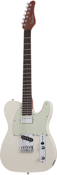 Электрогитара SCHECTER [NICK JOHNSTON PT A.SNOW] электрогитара 6-струнная, корпус: ольха, гриф: запеченый клен, накладка: черное дерево, 22 лада, цвет: Atomic Snow