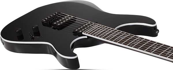 Электрогитара SCHECTER [REAPER-6 CUSTOM G.BLK] электрогитара 6-струнная, корпус: красное дерево, гриф: венге, накладка: черное дерево, 24 лада, цвет: Gloss Black