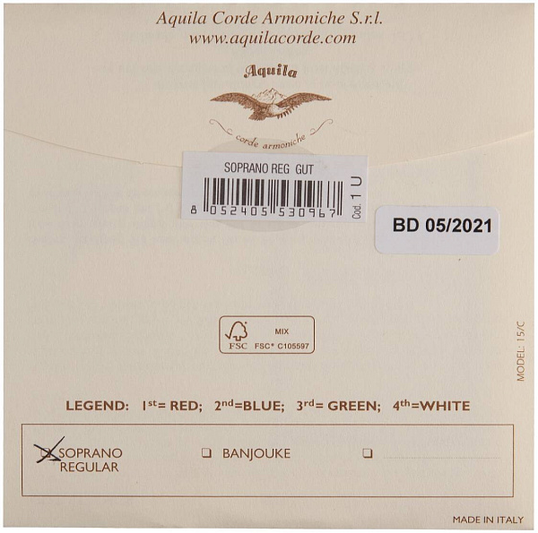 AQUILA 1U - Струны для укулеле сопрано