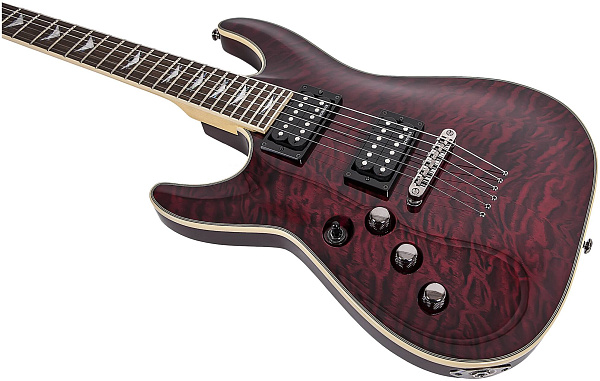 SCHECTER OMEN EXTREME-6 L/H BCH - Леворукая электрогитара, 24 лада