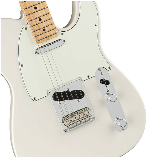 FENDER PLAYER TELE MN PWT Электрогитара, цвет белый