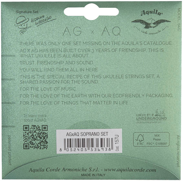 AQUILA 157U - Струны для укулеле сопрано