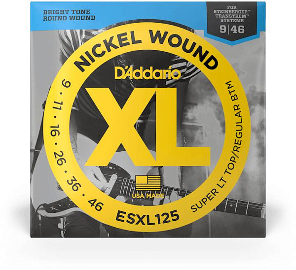 D'ADDARIO ESXL125 - Струны для электрогитары headless