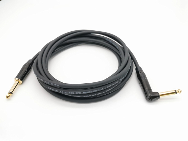 E15-JR-J-0400-0 Кабель инструментальный, прямой/угловой, 4м, ZZcable