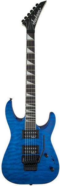 JACKSON JS32Q DKA, AH FB - TR BL электрогитара, цвет синий