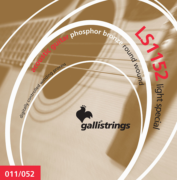 Комплект струн GALLI STRINGS [LS1152 LIGHT SPECIAL] для акустической гитары