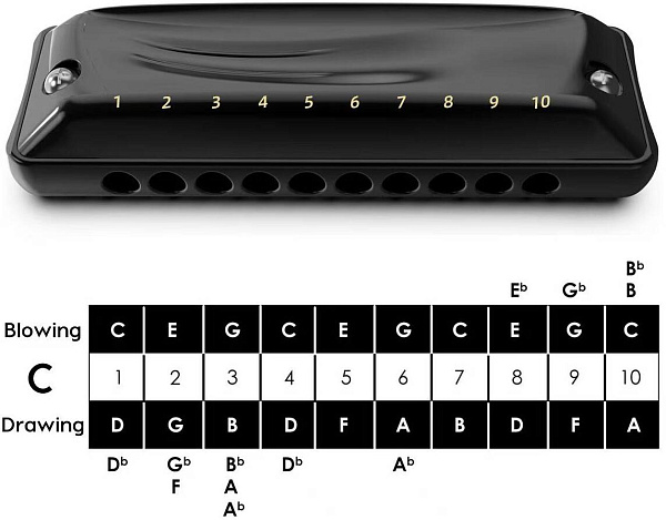 JDR Ninja A - Губная гармоника диатоническая