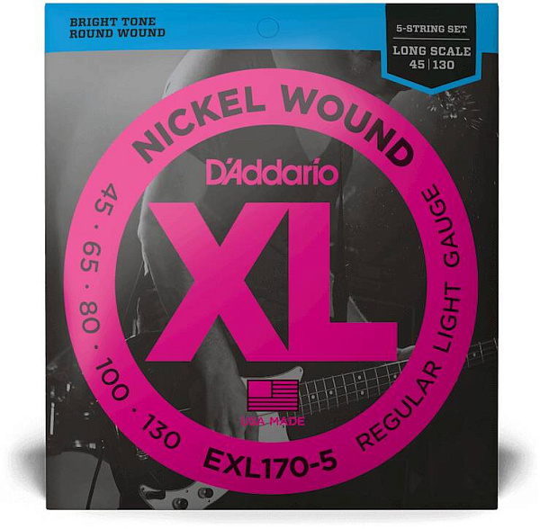 D'ADDARIO EXL170 5 - Струны для бас-гитары 5 струнной