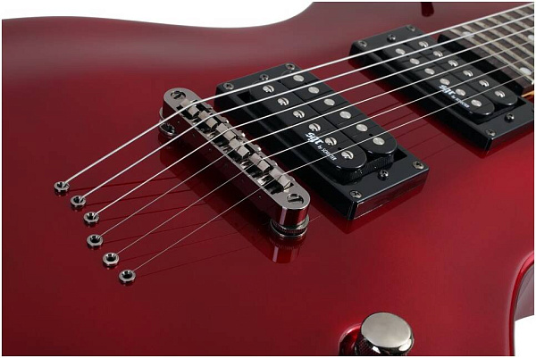 SCHECTER SGR SOLO-II M RED - электрогитара с чехлом, 22 лада