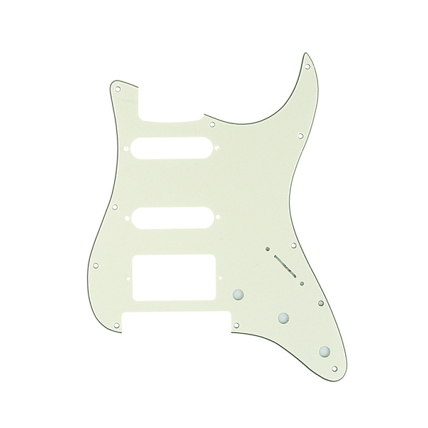 MX1380IV Пикгард для гитары Fender Stratocaster HSS, 3 слоя, слоновая кость, Musiclily
