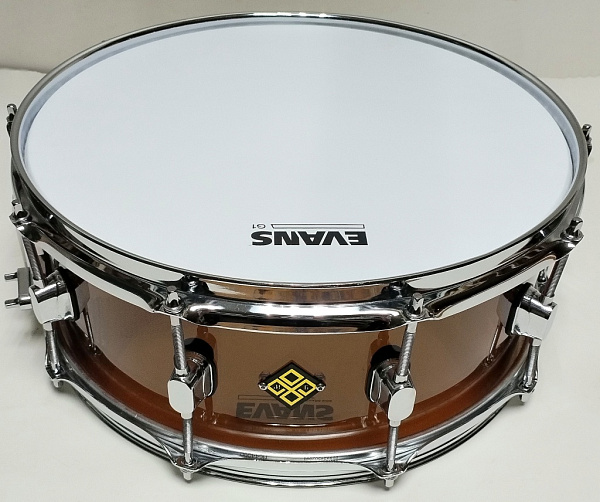 MBAbl-m-1455-10 Малый барабан 14х5.5" из акрила, чёрная дымка, Мастерская Бехтеревых