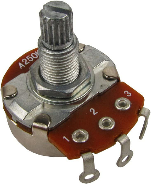 M286-2 Потенциометр тона A250K (лог), 2шт. Musiclily