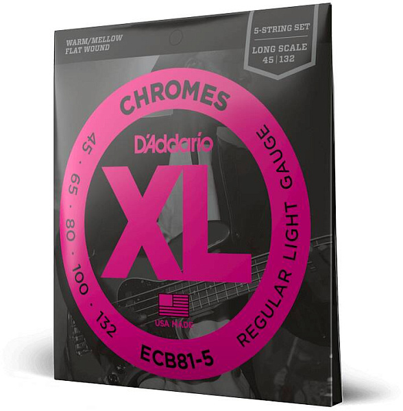 D'ADDARIO ECB 81-5 - Струны для бас-гитары 5 струнной