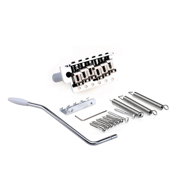 MX1792CR Бридж тремоло Wilkinson для Squier/Mexico Fender/MIJ Strat, хром, Musiclily