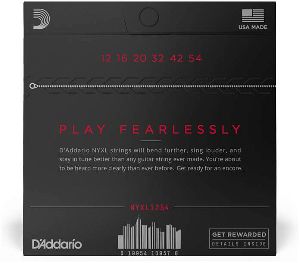 D'ADDARIO NYXL1254 - Струны для электрогитары