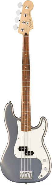 FENDER PLAYER PRECISION BASS®, PAU FERRO FINGERBOARD, SILVER 4-струнная...