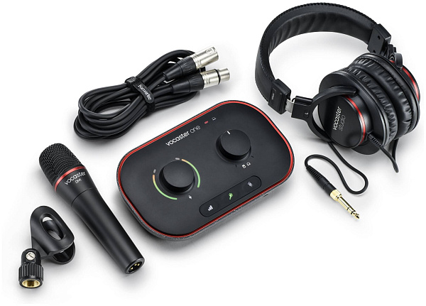 FOCUSRITE Vocaster One Studio Podcast Set - комплект (Vocaster One, наушники,...