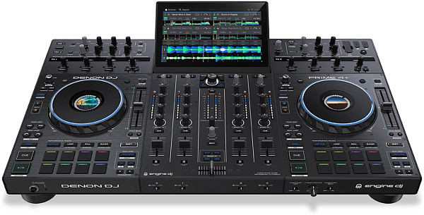 DENON DJ Prime 4+ - рабочая станция полностью автономная 4-х дековая DJ...