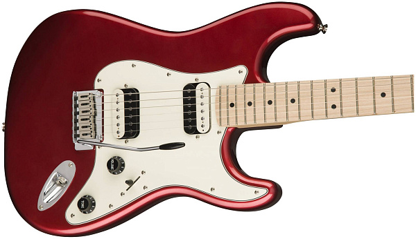 FENDER SQUIER SQ CONT STRAT HH MN DMR электрогитара, цвет красный металлик