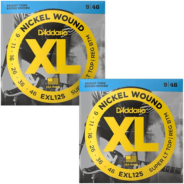 D'ADDARIO EXL125 2xPACK - Набор