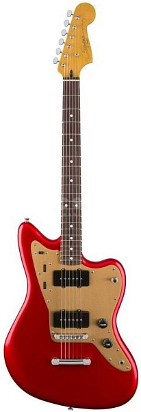 FENDER SQUIER DELUXE JAZZMASTER CANDY APLE RED - Электрогитара