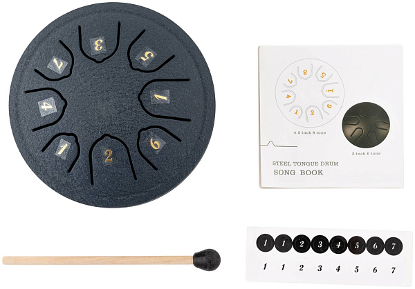 BEE DF1113 BLACK - Барабан язычковый Глюкофон