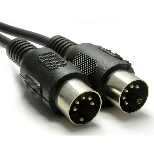 QUIK LOK SX164-1 - Миди кабель c пластиковыми разъёмами (1м), 5 pin