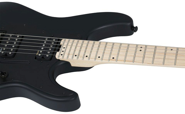 Электрогитара SCHECTER [SUN VALLEY SUPER SHREDDER FR SBK]  6-струнная, корпус: красное дерево, гриф: клен, накладка: клен, 24 лада, FloydRose цвет: Satin Black (SBK)