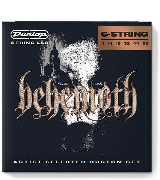 DUNLOP BEHEMOTH ARTIST-SELECTED CUSTOM GUITAR STRINGS 11-56 BEHN1156 - Струны