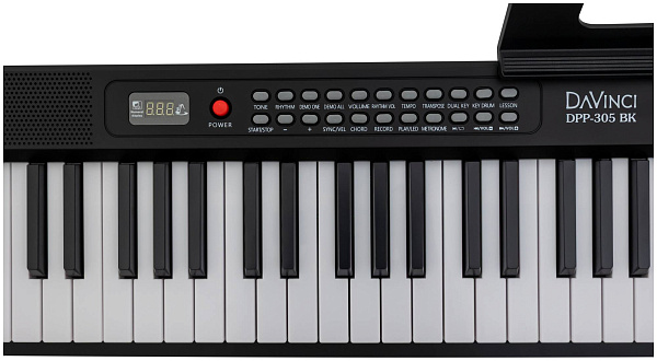 DAVINCI DPP-305 BK - Синтезатор с подсветкой клавиш