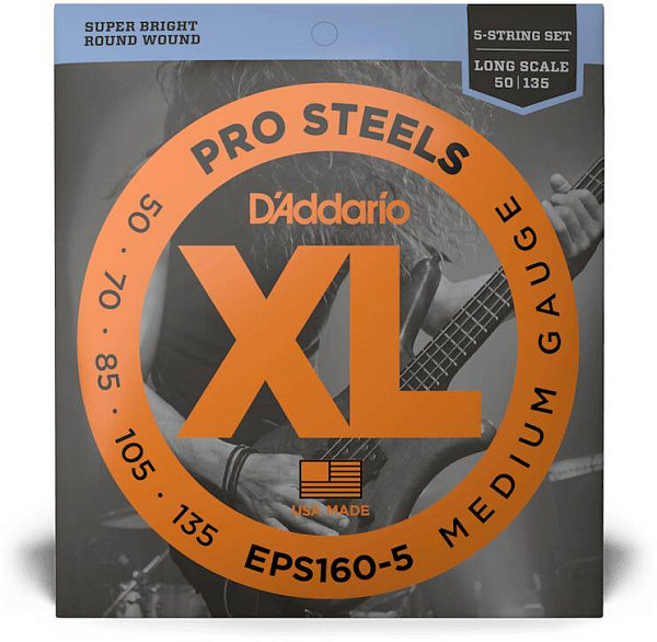 D'ADDARIO EPS160 5 - Струны для бас-гитары 5 струнной