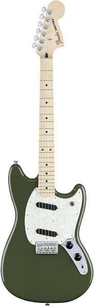 FENDER MUSTANG MN Olive - Электрогитара