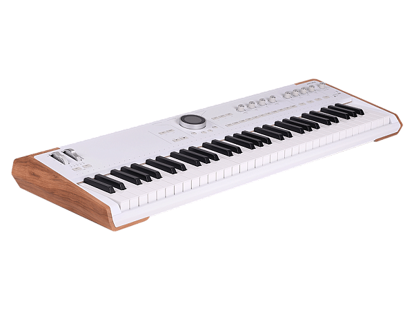 Сценическая клавиатура Arturia [Astrolab White] 61 клавиша, полувзвешенная механика, 10 звуковых движков, вокодер, 10 кнопок пресетов , 4 макрорегулятора, MIDI-вход, USB-C и USB-A; аудио Bluetooth; WiFi, цвет белый