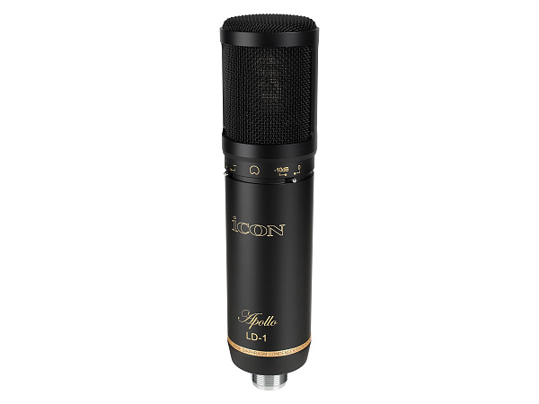 Микрофон конденсаторный Icon [Apollo LD-1] с большой диафрагмой, 20 Гц – 18 кГц, 126 дБ, +48 В