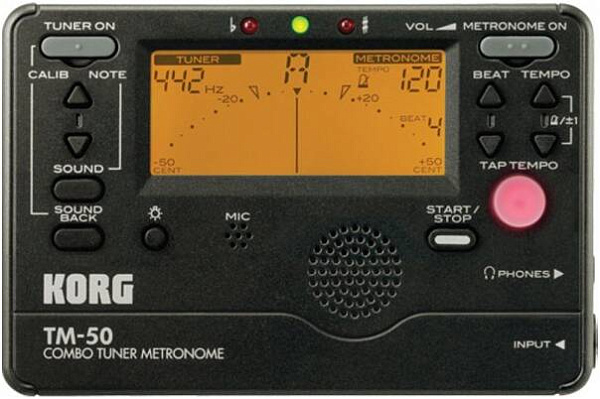 KORG TM-50 BK - Метро-тюнер