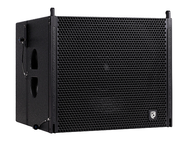 Сабвуфер Intrend [ILS-ATL-S15A] линейного массива Atlantic, активный, 15"НЧ, 30-250 Гц, SPL 126 дБ, 600 Вт RMS, пик 1200 Вт, 8 Ом. Цвет чёрный, корпус дерево. Подключение до 3х топов на саб.