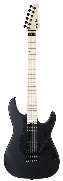 Электрогитара SCHECTER [SUN VALLEY SUPER SHREDDER FR SBK]  6-струнная, корпус: красное дерево, гриф: клен, накладка: клен, 24 лада, FloydRose цвет: Satin Black (SBK)