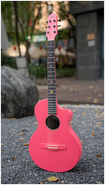 NATASHA Asteroid Peach Pink - Гитара акустическая шестиструнная